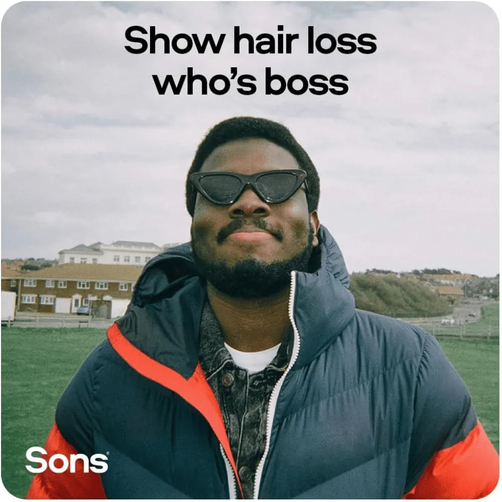 Sons Hair Strengthening Treatment Plan For Hair Loss and Thinning in Men - 1 Month Supply