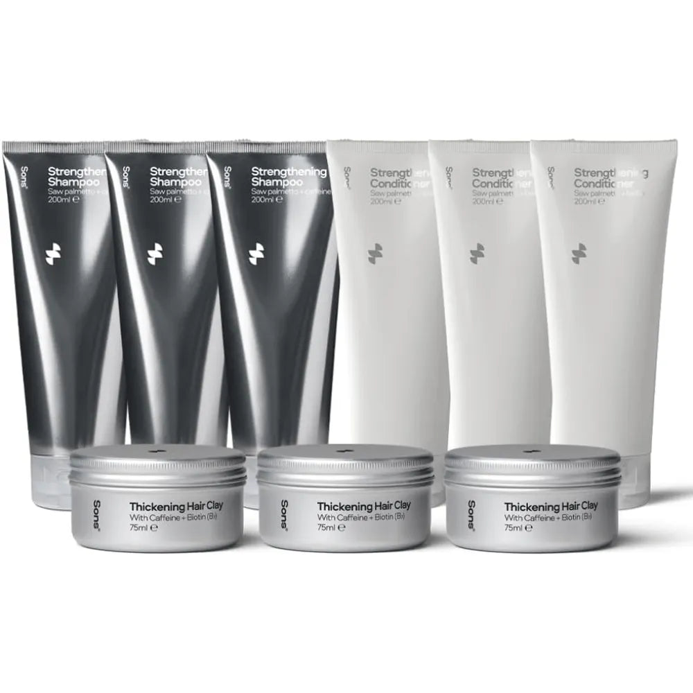Sons Hair Strengthening Treatment Plan For Hair Loss and Thinning in Men