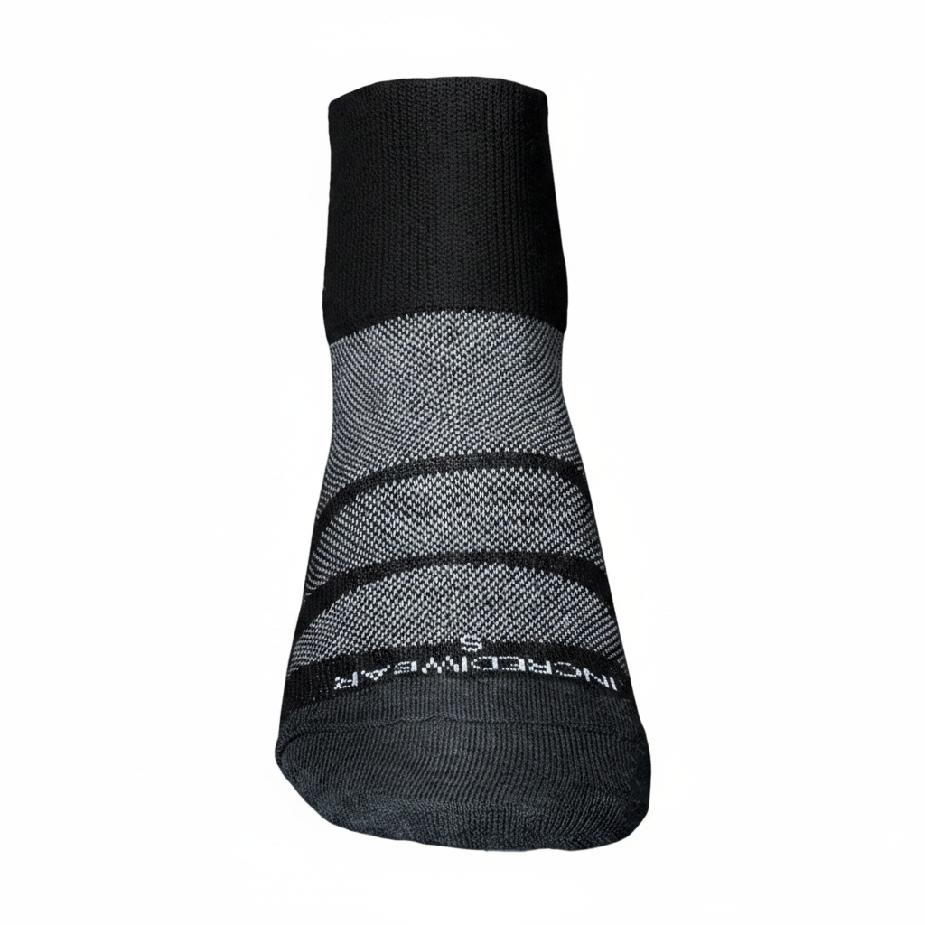 Incrediwear Thin Sports Sock - Quarter Length