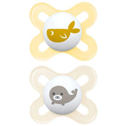 MAM Original Start Soothers 2pk 0-2 Months - Unisex