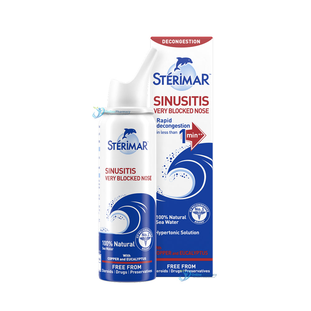 Sterimar Sinusitis & Very Blocked Nose Spray - 50ml