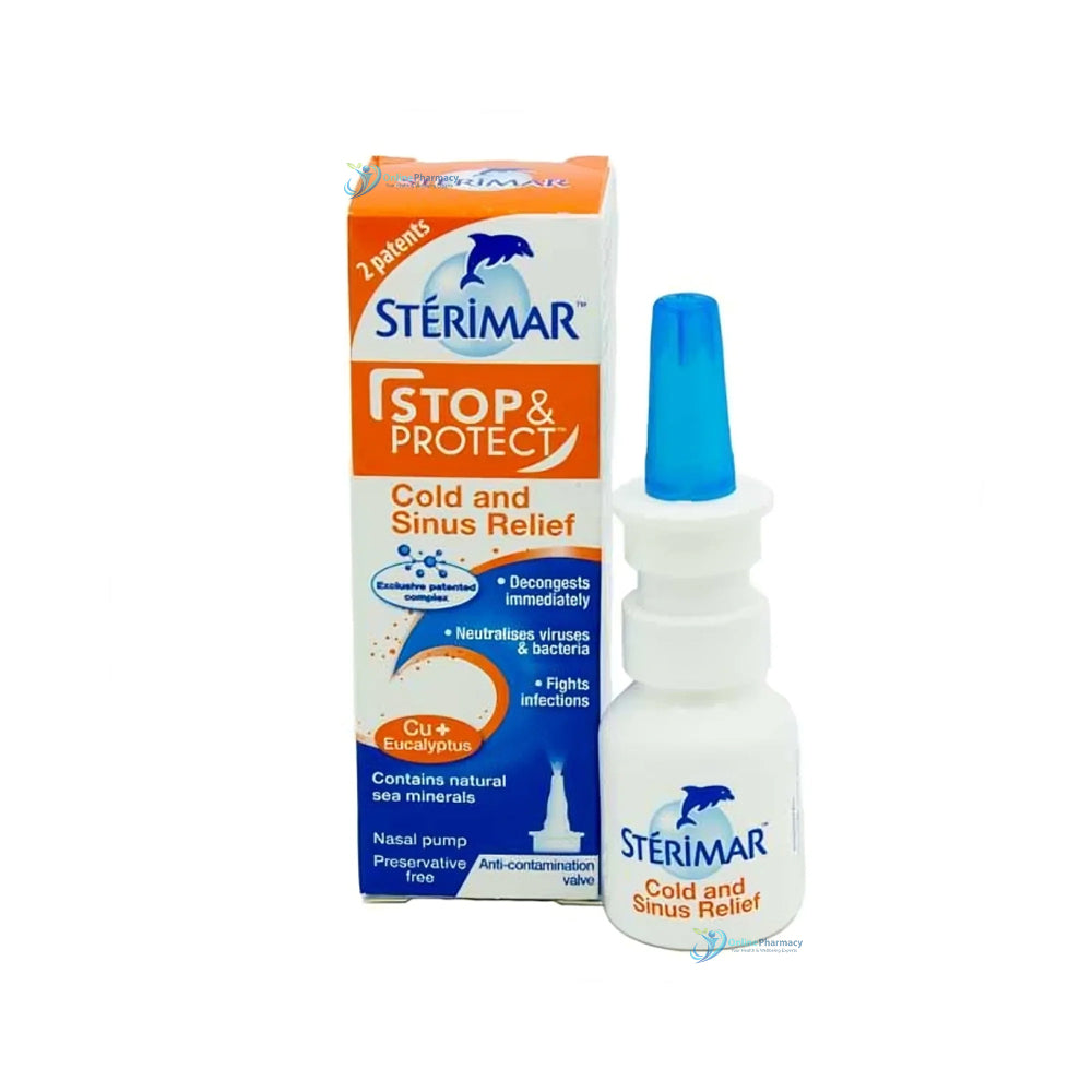 Sterimar Stop & Protect Cold and Sinus Relief Cu & Eucalyptus - 20ml