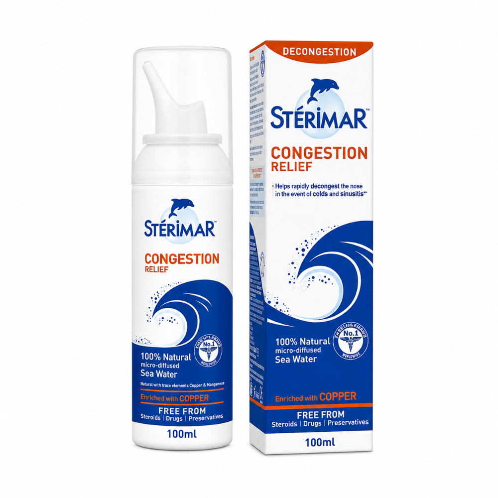 Sterimar Congestion Relief 100% Natural Spray - 100ml