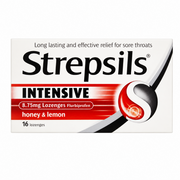 Strepsils Intensive Honey & Lemon Lozenges - 16 Pack