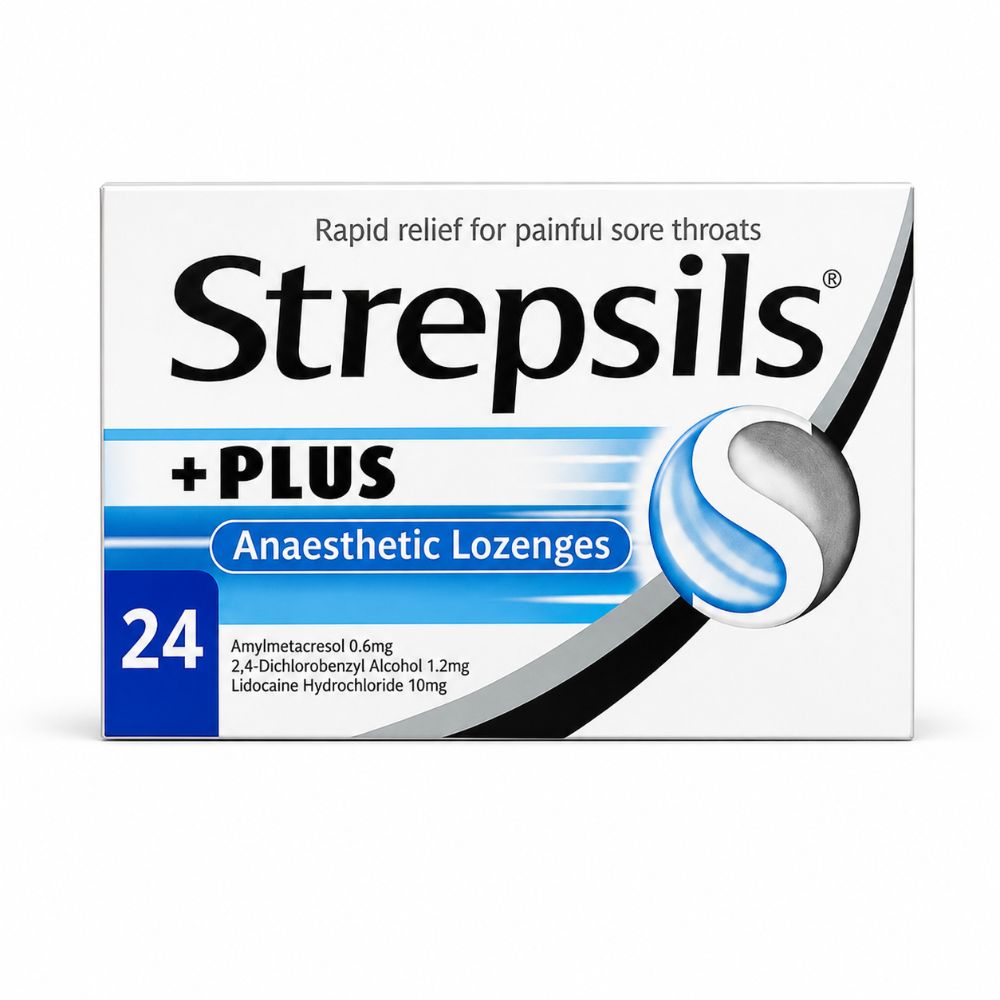 Strepsils Plus Lozenges - 24 Pack