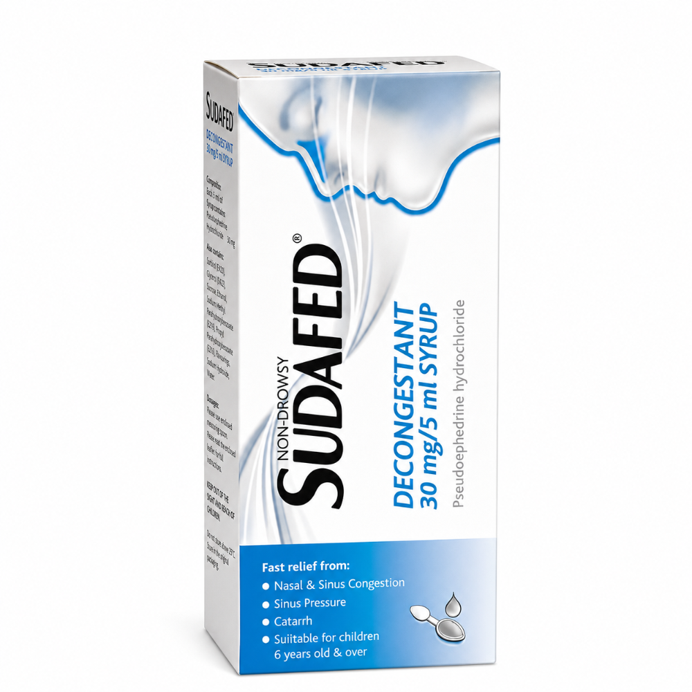 Sudafed Decongestant Syrup - 100ml
