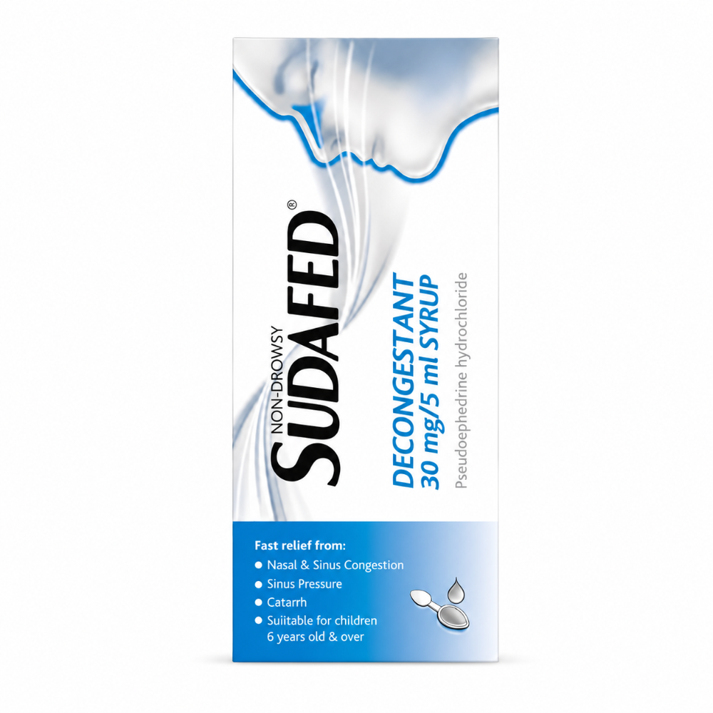 Sudafed Decongestant Syrup - 100ml