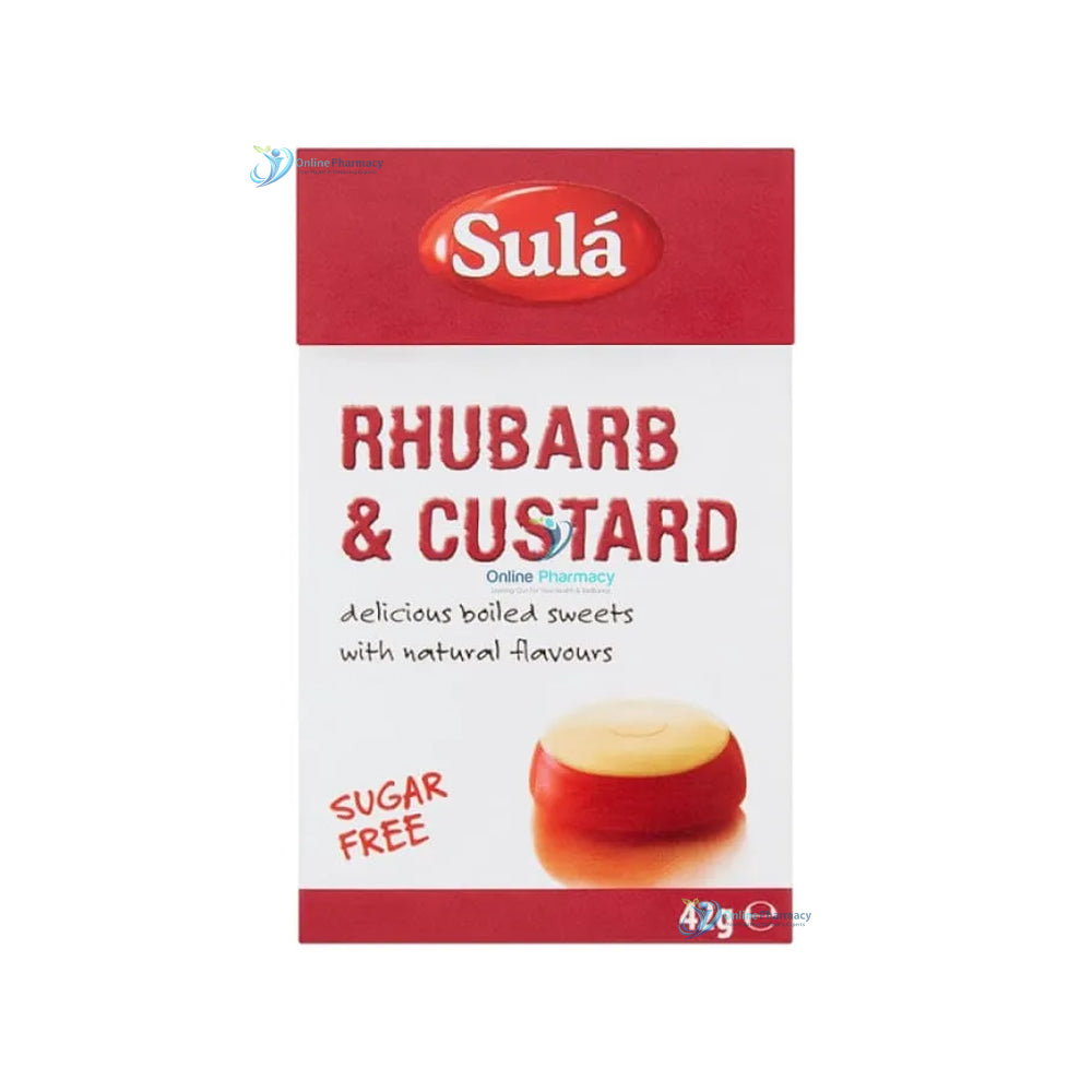 Sula Rhubarb & Custard Sugar Free Sweets