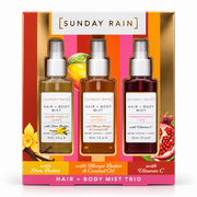 Sunday Rain Hair + Body Mist Trio Gift Set