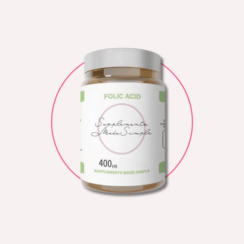 Supplements Made Simple Folic Acid 400μg - 60 Tablets