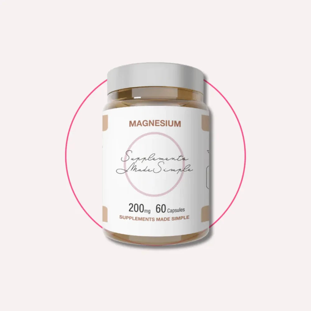 Supplements Made Simple Magnesium 200mg - 60 Capsules