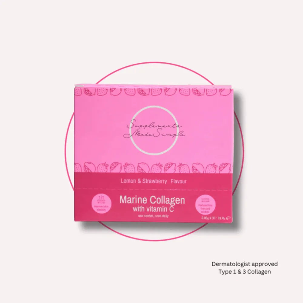 Supplements Made Simple Marine Collagen with Vitamin C Sachets - 30 Sachets