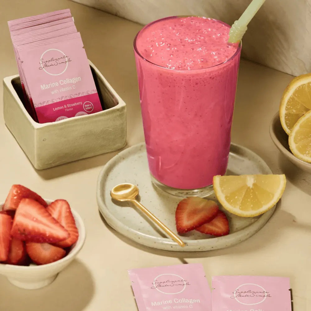 Supplements Made Simple Marine Collagen with Vitamin C Sachets - 30 Sachets
