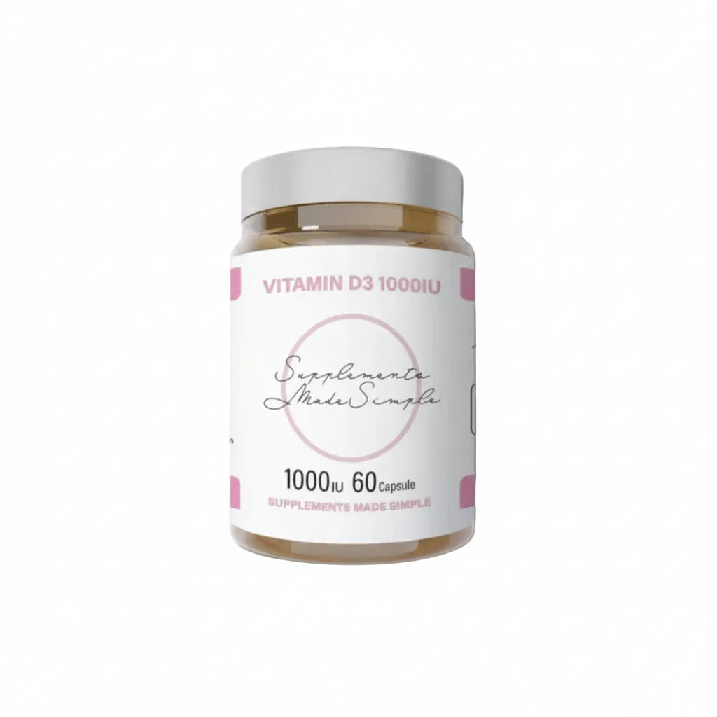 Supplements Made Simple Vitamin D3 1000iu - 60 Capsules