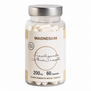 Supplements Made Simple Magnesium 200mg - 60 Capsules