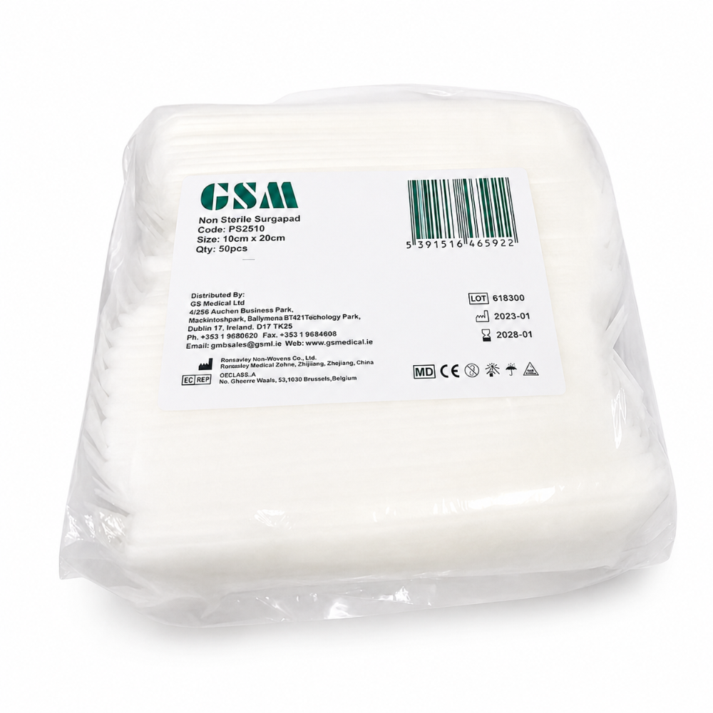 Surgapad Non-Sterile Surgical Dressing - 10cm x 20cm (50 Pack)