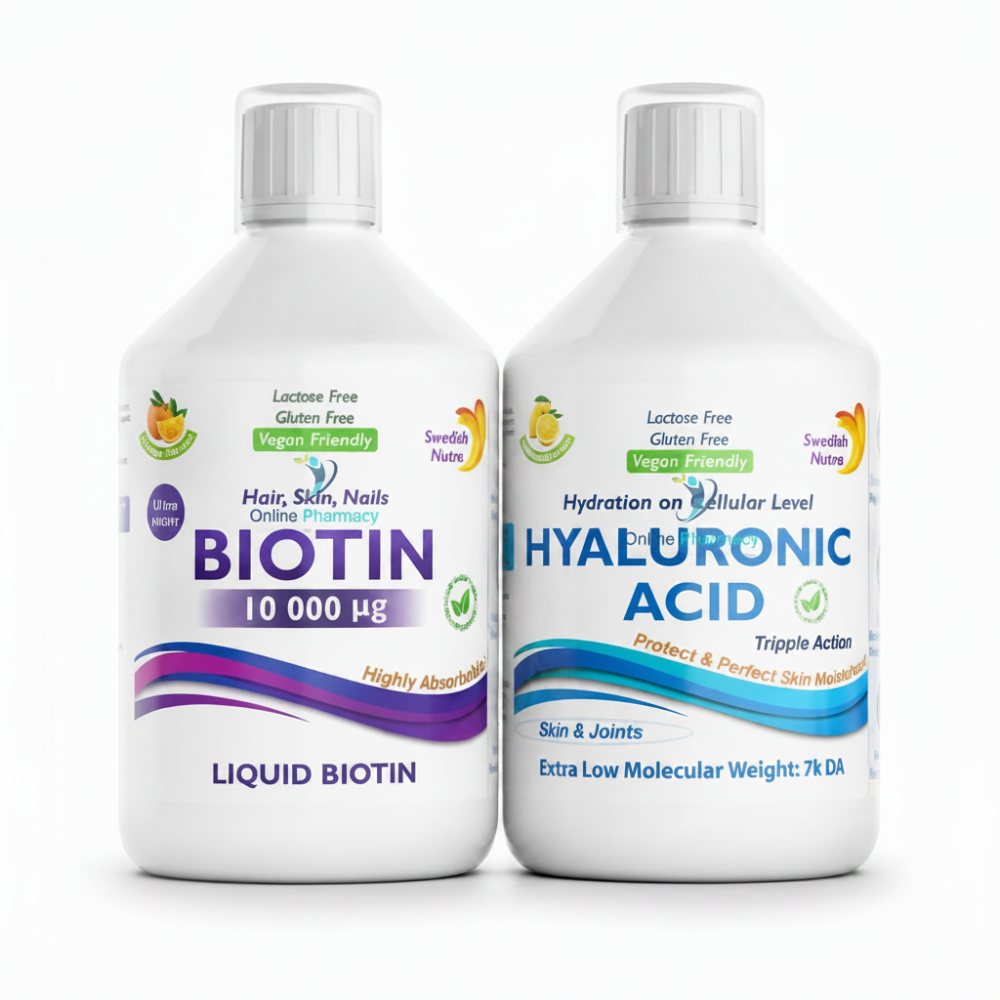 Swedish Nutra Hyaluronic Acid & Biotin Bundle