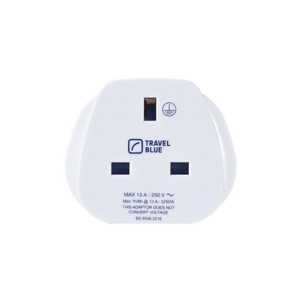 Travel Blue UK To EU Adaptor