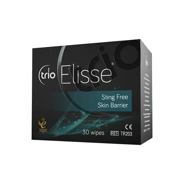 Trio Elisse Sting Free Skin Barrier  - 30 Wipes