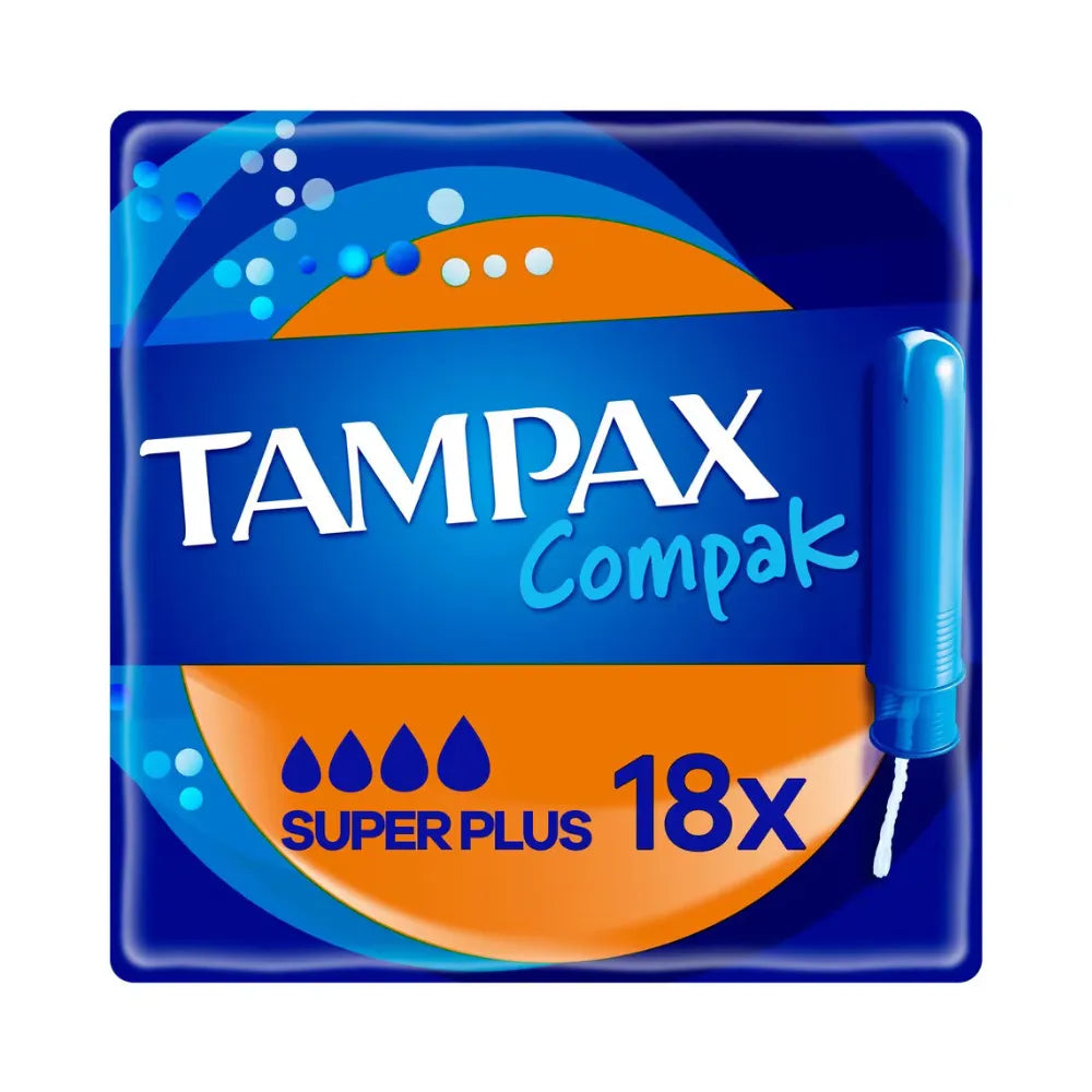 Tampax Compak Super Plus - 18 Pack