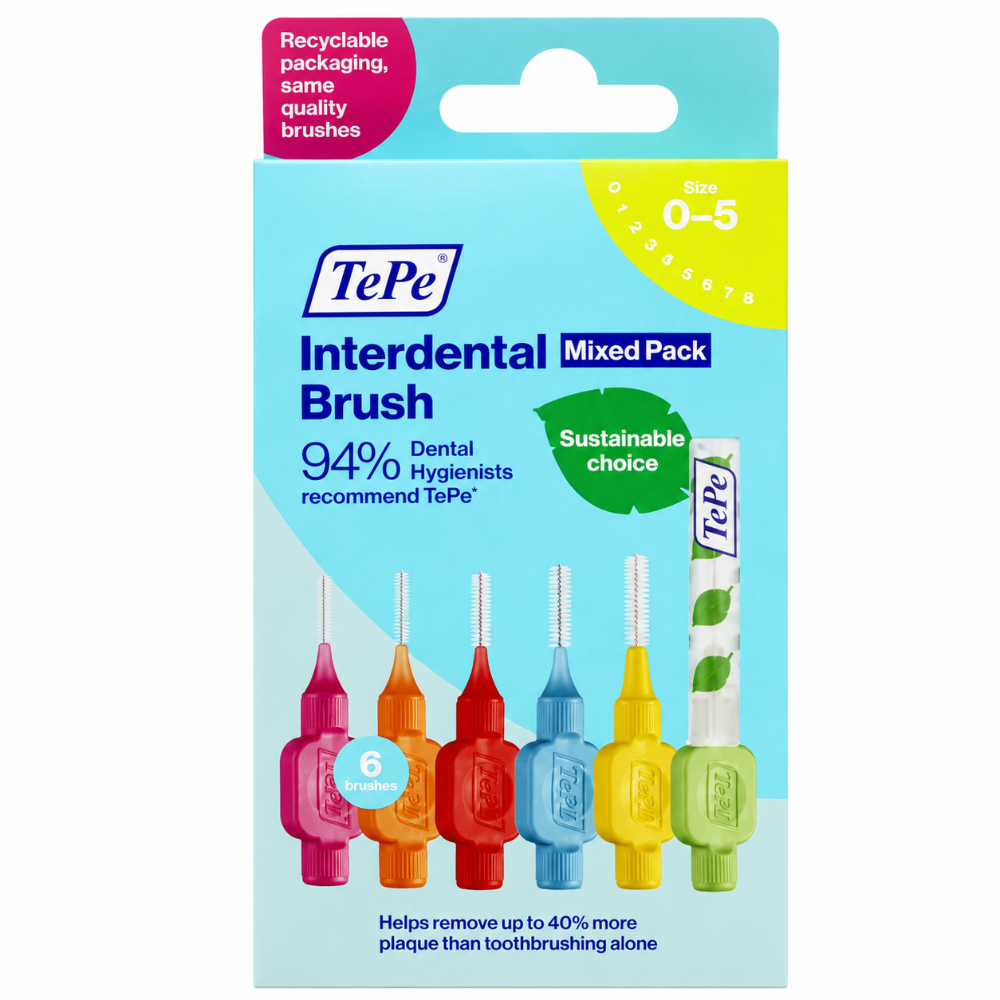 TePe Interdental Brush Mixed - 6 Pack