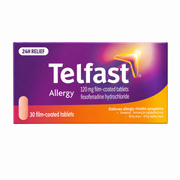 Telfast Allergy 120mg Fexofenadine Tablets - 30 Pack