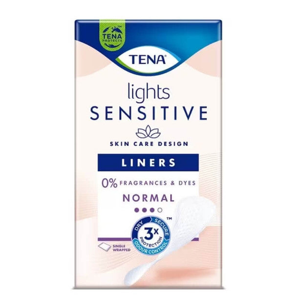 Tena Lady Lights Sensitive Normal Liners - 24 Pack