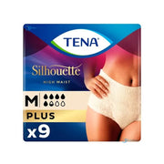 Tena Lady Silhouette High Waist Blanc Pants Discreet Medium - 9 Pack