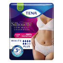 Tena Lady Silhouette Low Waist Blanc Pants Discreet Medium - 12 Pack