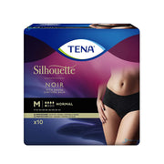 Tena Lady Silhouette Low Waist Noir Pants Medium - 10 Pack