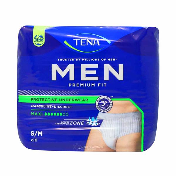 Tena Men Premium Fit Pants Small/Medium - 10 Pack