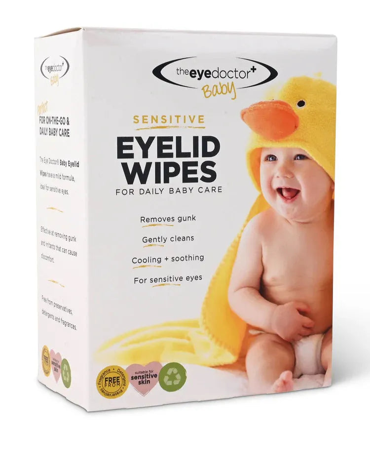 The Eye Doctor Eyelid Wipes For Baby - 20 Pack