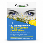The Eye Doctor Biodegradable Eyelid Wipes - 20 Pack