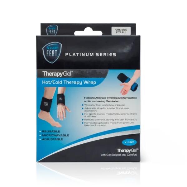 Front of the Neat Feat Therapy Wrap packaging box