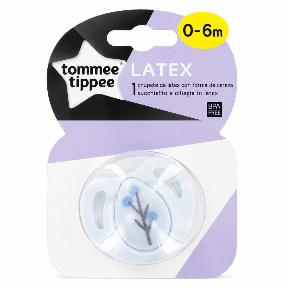 Tommee Tippee Boy Latex Soother Single - ( 0-6m )