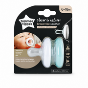 Tommee Tippee Breast Like Soother ( 6-18m ) - 2pk 