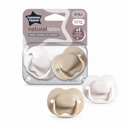 Tommee Tippee Cherry Natural Latex Soother 2pk - ( 0-6m )