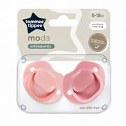 Tommee Tippee Moda Soothers ( 6-18m ) - 2pk