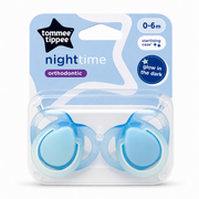 Tommee Tippee Night Time Soother ( 0-6m ) - 2pk