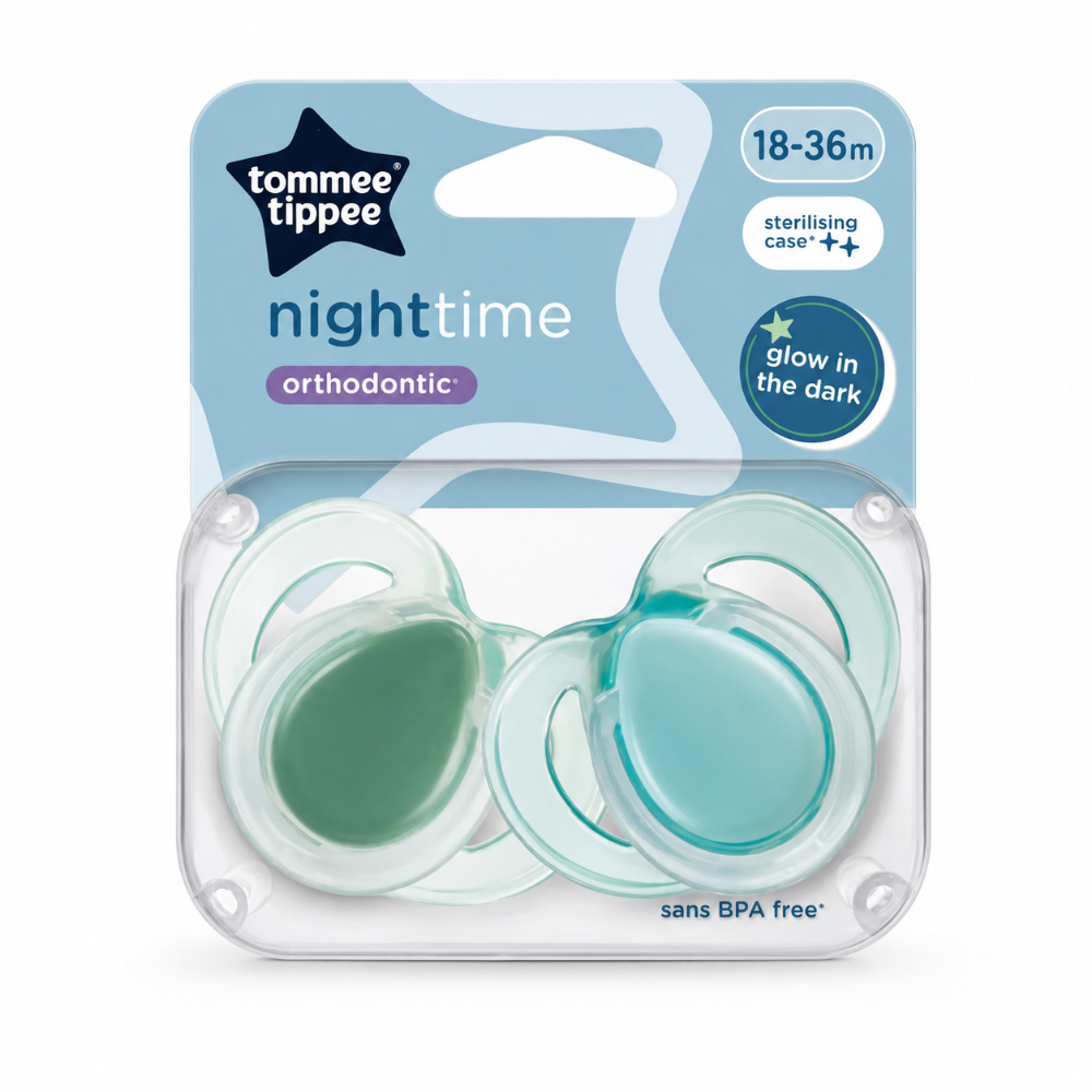 Tommee Tippee Night Time Soother ( 18-36m ) - 2pk