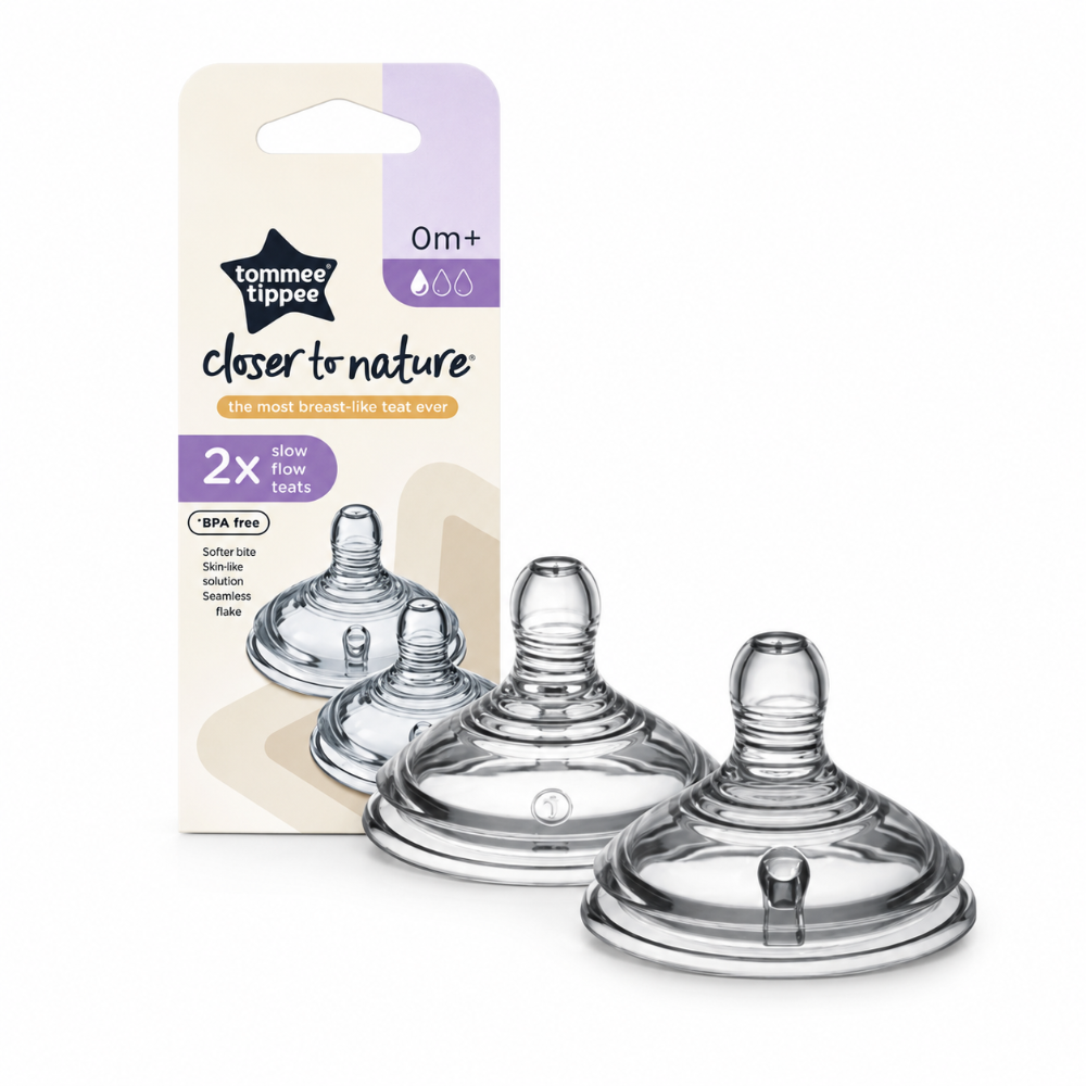 Tommee Tippee Slow Flow teats - 2pk