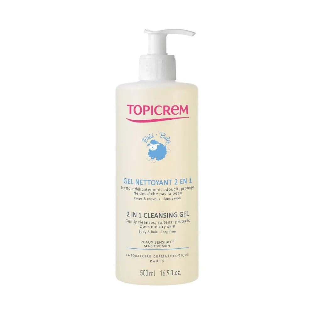 Topicrem Baby My 1st 2 In 1 Cleansing Gel 500ml