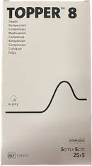 Topper 8 Sterile Swabs 5cm x 5cm - 5 x 25 swabs