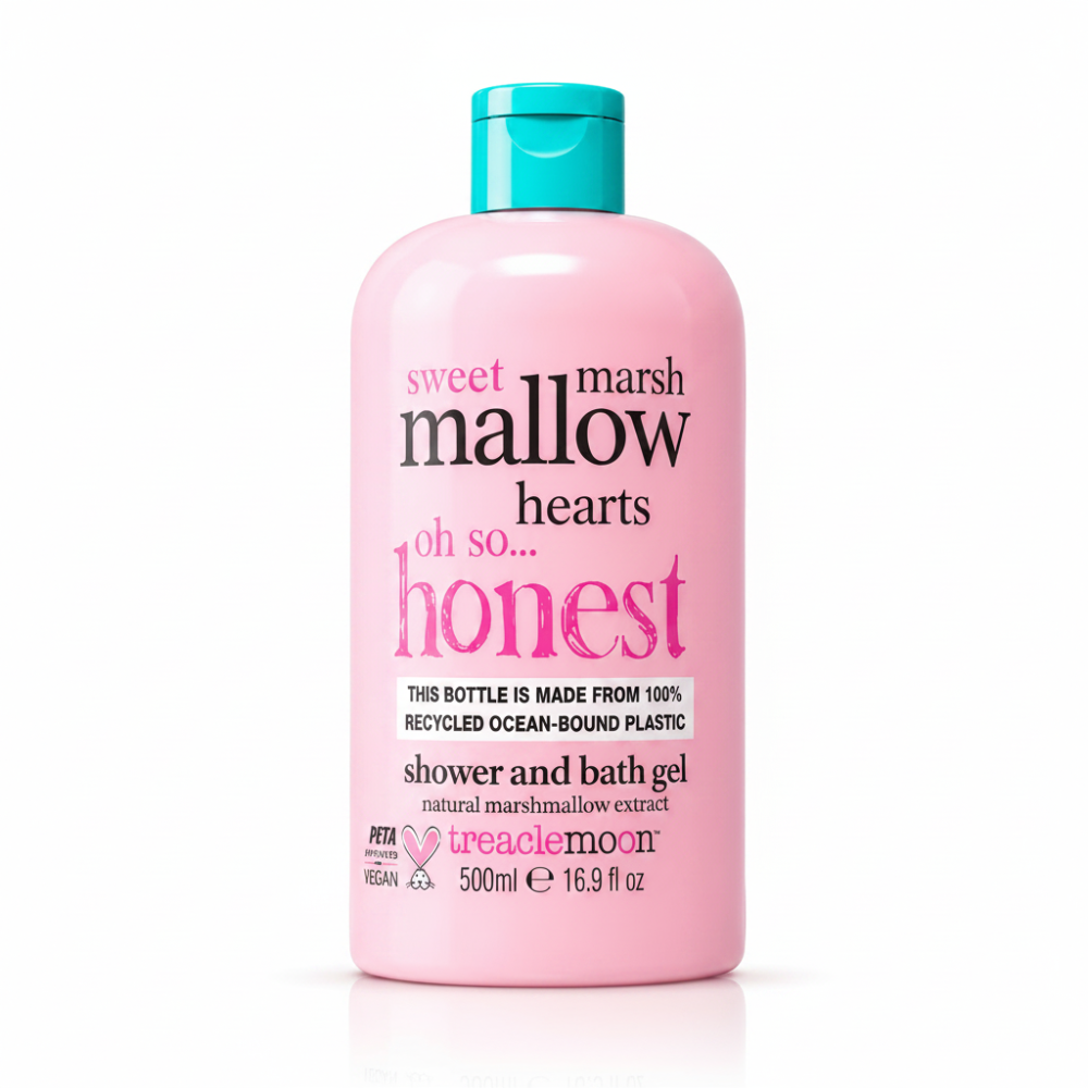 Treaclemoon Marshmallow Hearts Shower & Bath Gel - 500ml