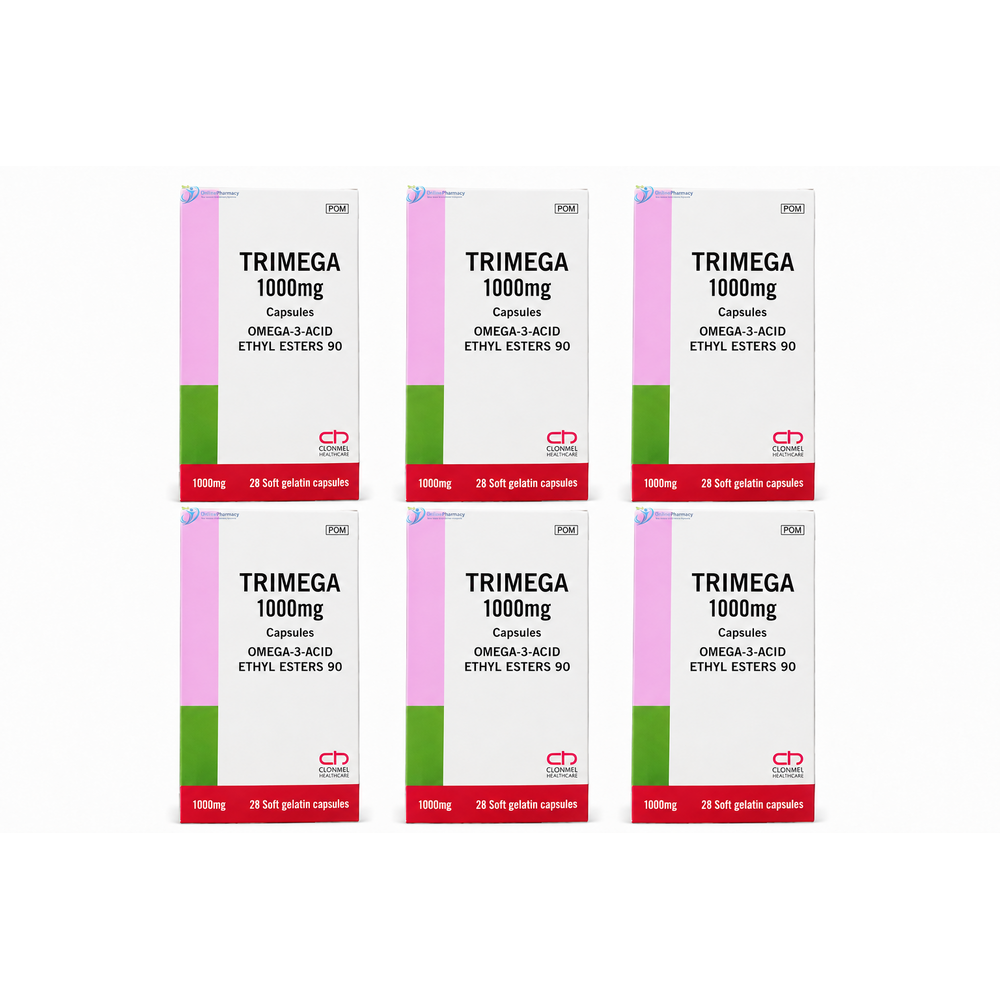 Trimega Omega 3 1000mg 6 Month Supply - 6 x 28 Pack
