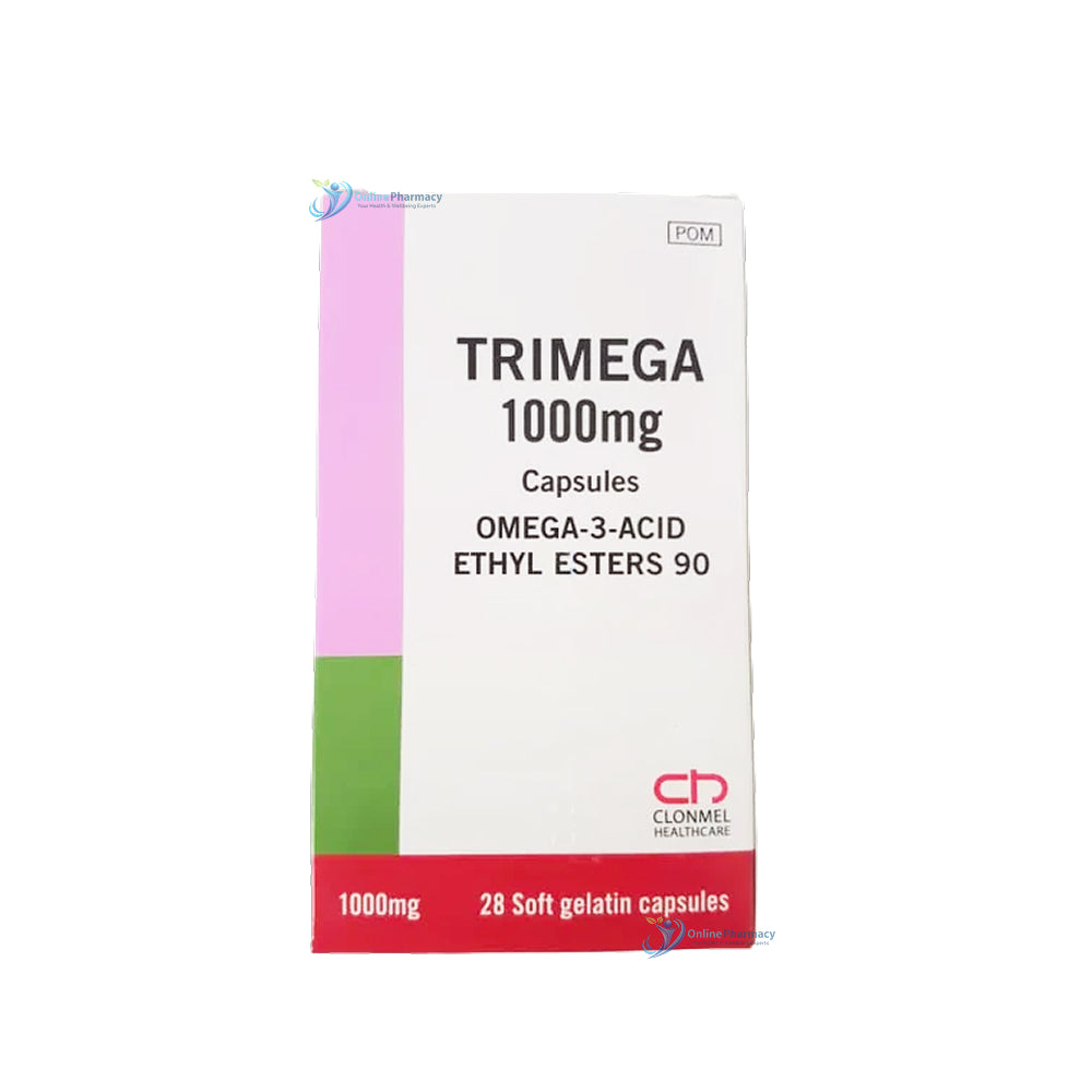 Trimega Omega 3 1000mg Capsules - 28 Pack