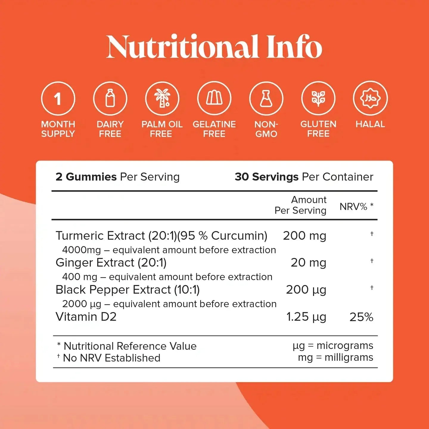 Novomins Turmeric Gummies - 60 Pack