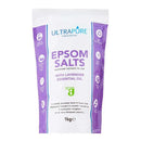 Ultrapure Epsom Salts infused with Lavender Essential Oil - 1kg