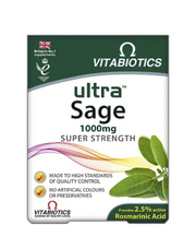 Vitabiotics Ultra Sage 1000mg - 30 Tablets