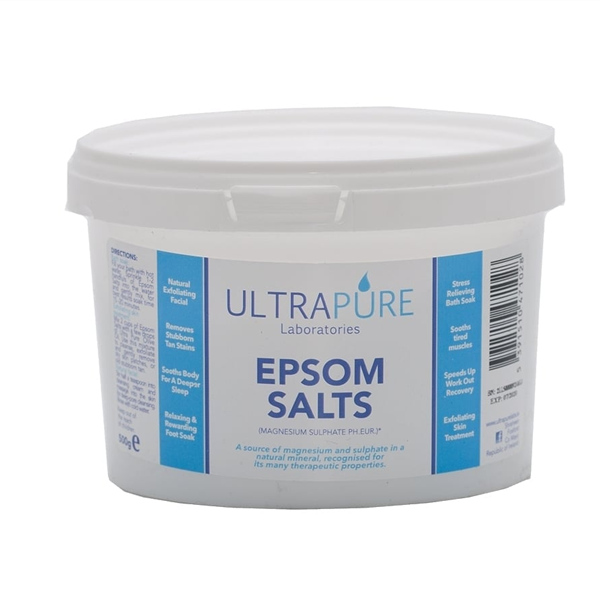 Ultrapure Epsom Salts - 250g/500g/4Kg